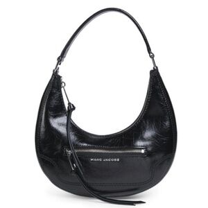 BNWT Marc Jacobs Black Leather Crescent Bag